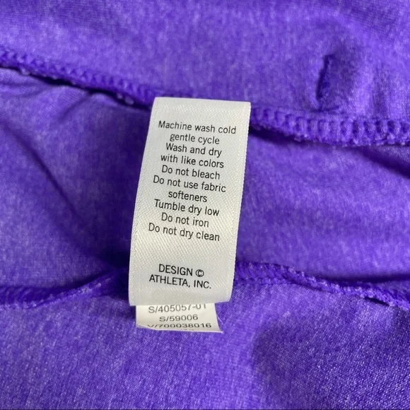 Athleta Rishi Jacket Yoga Hoodie Size M Medium Purple 59006 Hoody Zip Front L/S - Picture 7 of 10